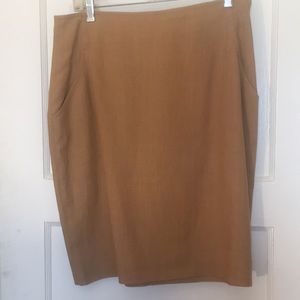 I. Magnin Vintage 100% Linen Pencil Skirt